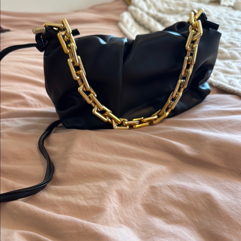 Black chain bag